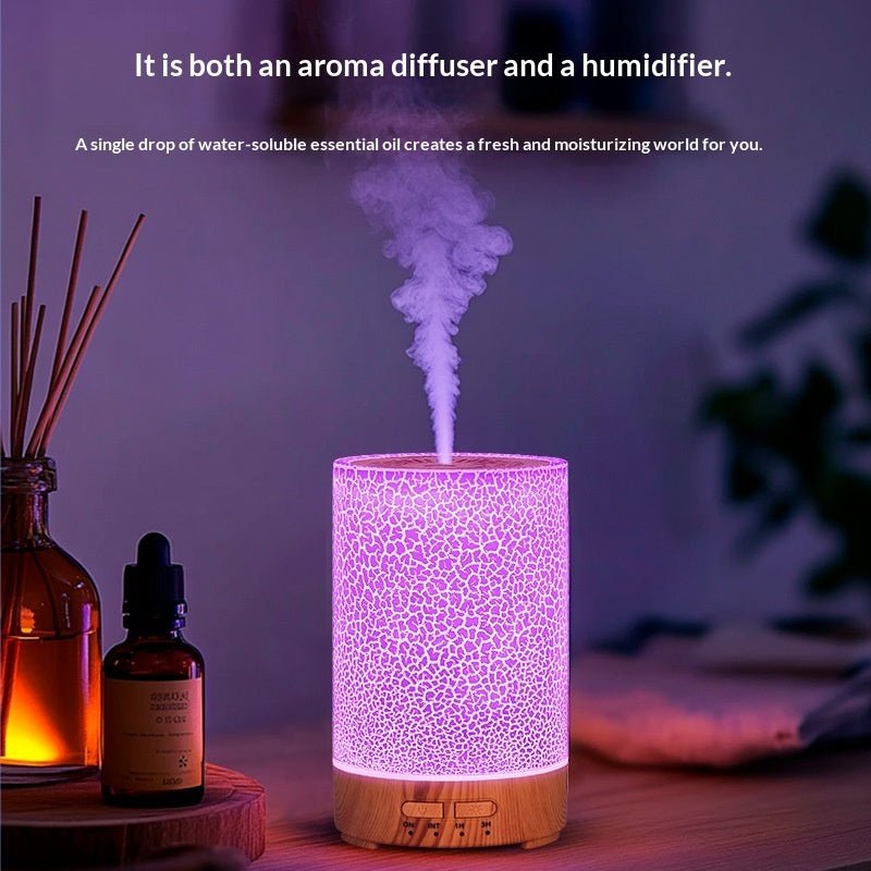 Crack Aroma Diffuser Air Purifier Humidifier | Luxury Home Accessories | Heulog Glow