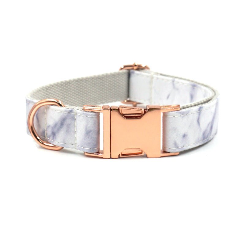 Creative And Simple Marble Print Pet Collar | Luxury Home Accessories | Heulog Glow