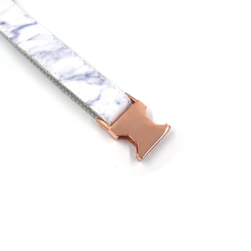 Creative And Simple Marble Print Pet Collar | Luxury Home Accessories | Heulog Glow