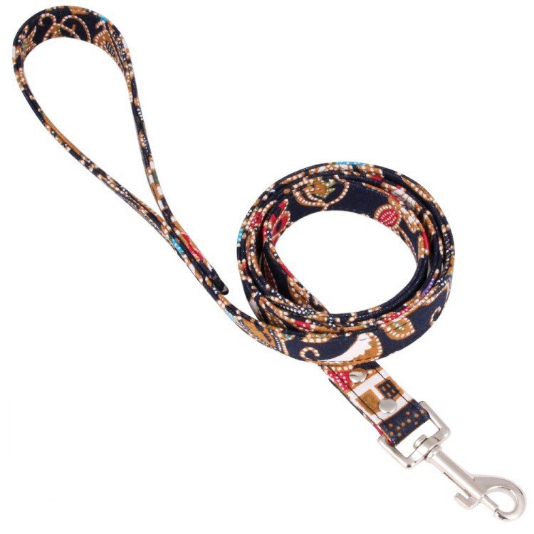 Creative Japanese Style Cotton Cloth 360 Degrees Rotating Quality Dog Tow Rope Collar | Luxury Home Accessories | Heulog Glow