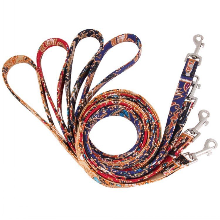 Creative Japanese Style Cotton Cloth 360 Degrees Rotating Quality Dog Tow Rope Collar | Luxury Home Accessories | Heulog Glow