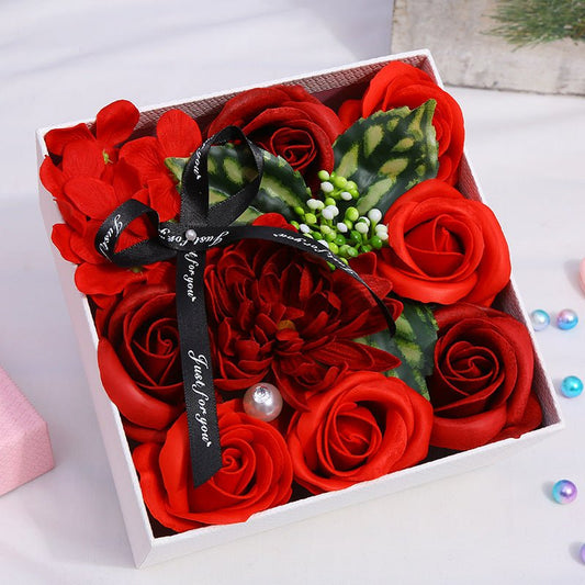 Creative Mother's Day Rose Flower Gift Soap Flower Box | Luxury Home Accessories | Heulog Glow
