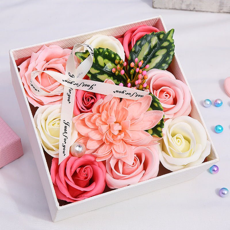 Creative Mother's Day Rose Flower Gift Soap Flower Box | Luxury Home Accessories | Heulog Glow