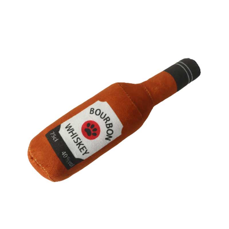 Creative Plush Wine Bottle Pet Toy | Luxury Home Accessories | Heulog Glow