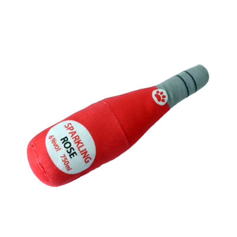 Creative Plush Wine Bottle Pet Toy | Luxury Home Accessories | Heulog Glow