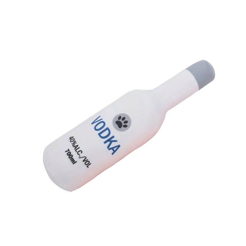 Creative Plush Wine Bottle Pet Toy | Luxury Home Accessories | Heulog Glow