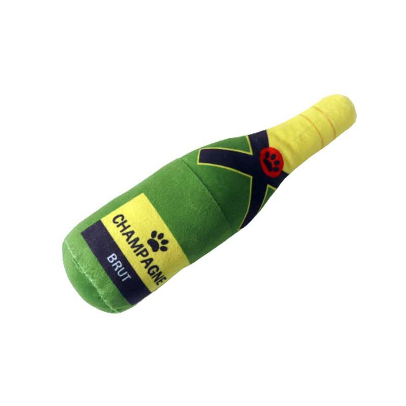 Creative Plush Wine Bottle Pet Toy | Luxury Home Accessories | Heulog Glow