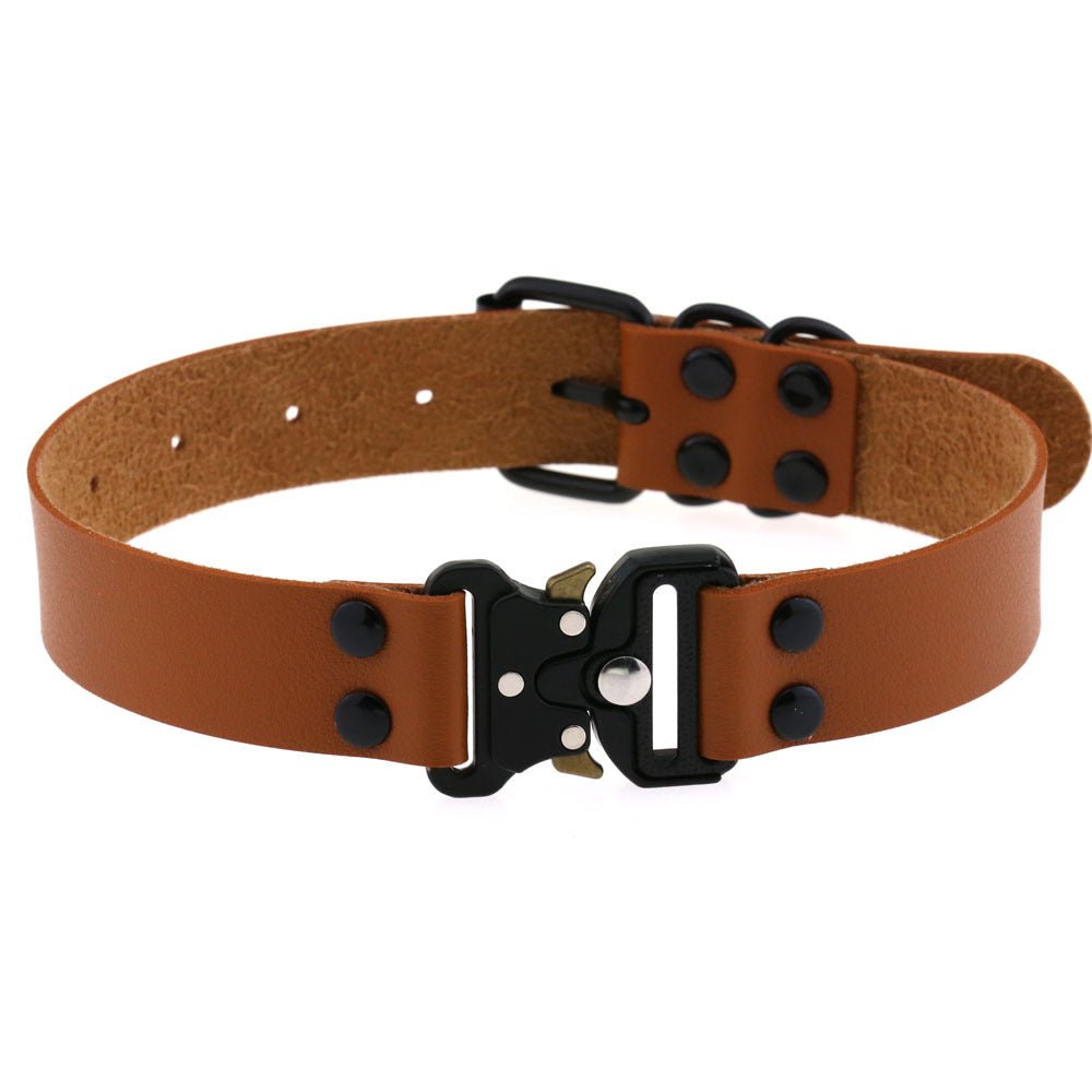 Creative Simple Release Buckle Collar Clavicle Necklace | Luxury Home Accessories | Heulog Glow