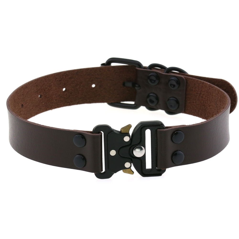 Creative Simple Release Buckle Collar Clavicle Necklace | Luxury Home Accessories | Heulog Glow