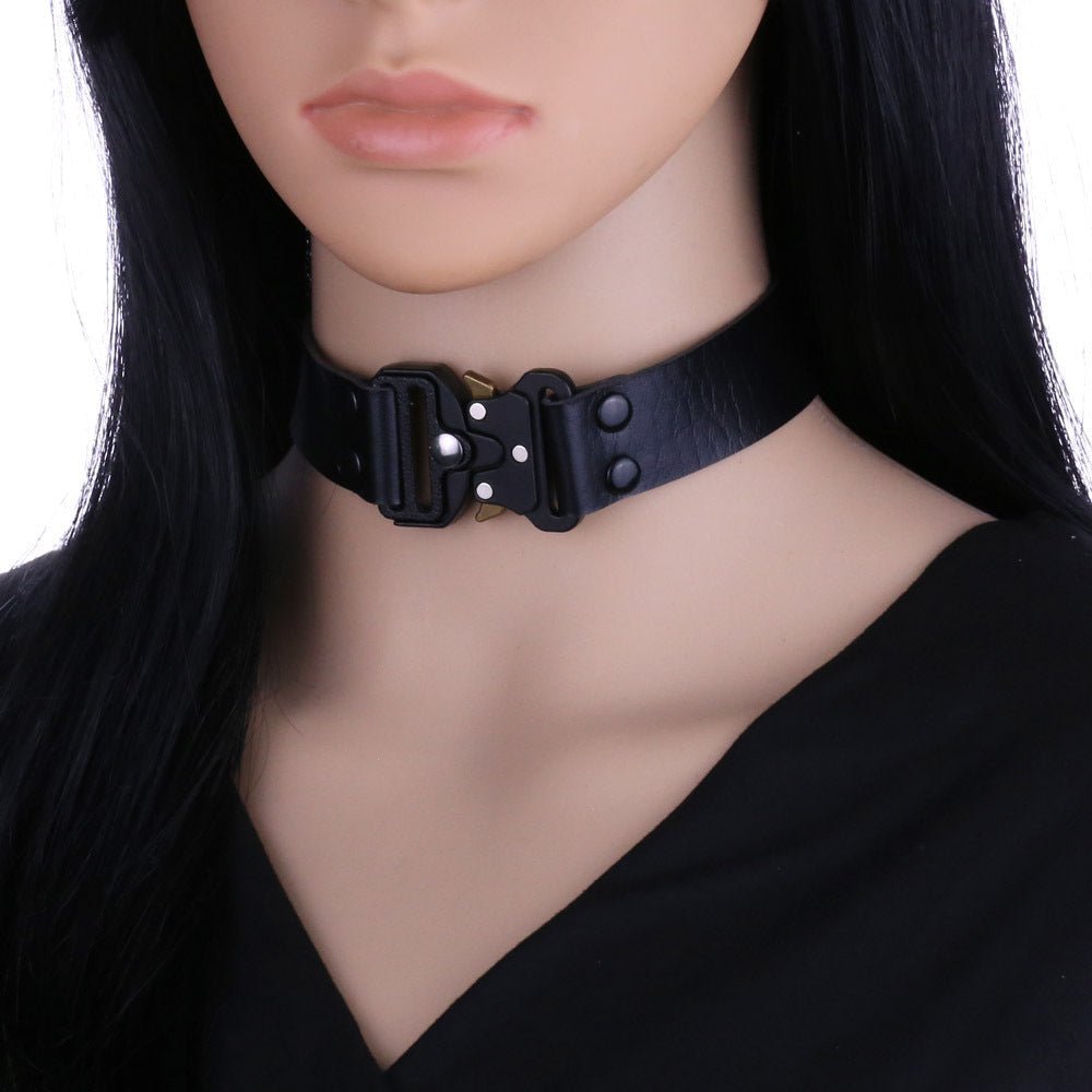 Creative Simple Release Buckle Collar Clavicle Necklace | Luxury Home Accessories | Heulog Glow