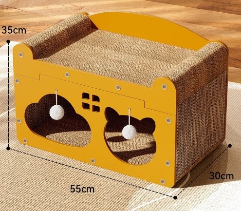 Creative Sisal Mat That Won't Shed Crumbs Cat Scratch Board | Luxury Home Accessories | Heulog Glow