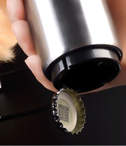 Creative Stainless Steel Beer Bottle Bar Press Opener Automatic Summer Party | Luxury Home Accessories | Heulog Glow