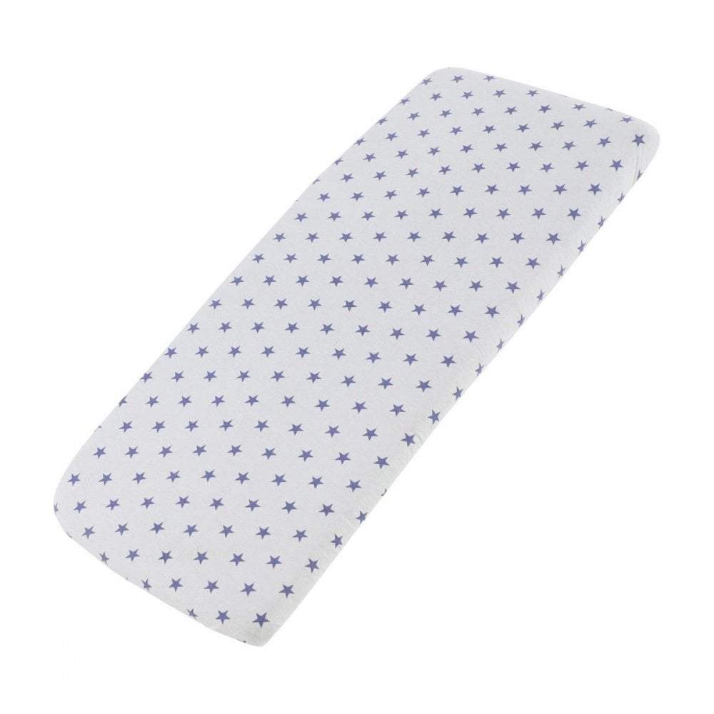 Crib Jersey Fitted Sheets 100% Cotton 40x90cm - Pack Of 2 - Fits All Models | Luxury Home Accessories | Heulog Glow