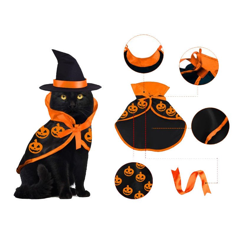 Cross-border Amazon Halloween Pet Cloak Cat Dog Saint | Luxury Home Accessories | Heulog Glow
