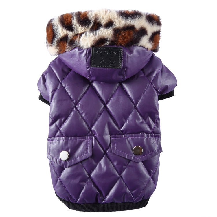Cross-border pet supplies pet clothes dog clothes autumn and winter fur collar coat pet dog clothing | Luxury Home Accessories | Heulog Glow