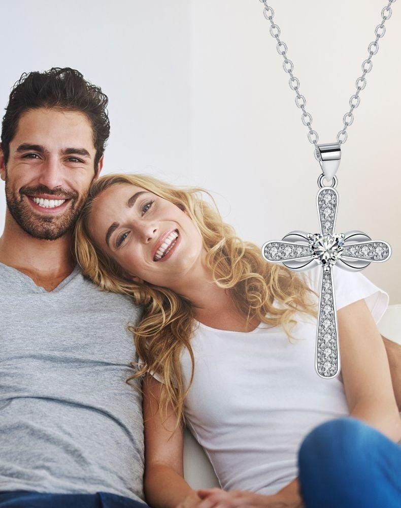 Cross Pendant Necklace Valentine's Day Gift | Luxury Home Accessories | Heulog Glow