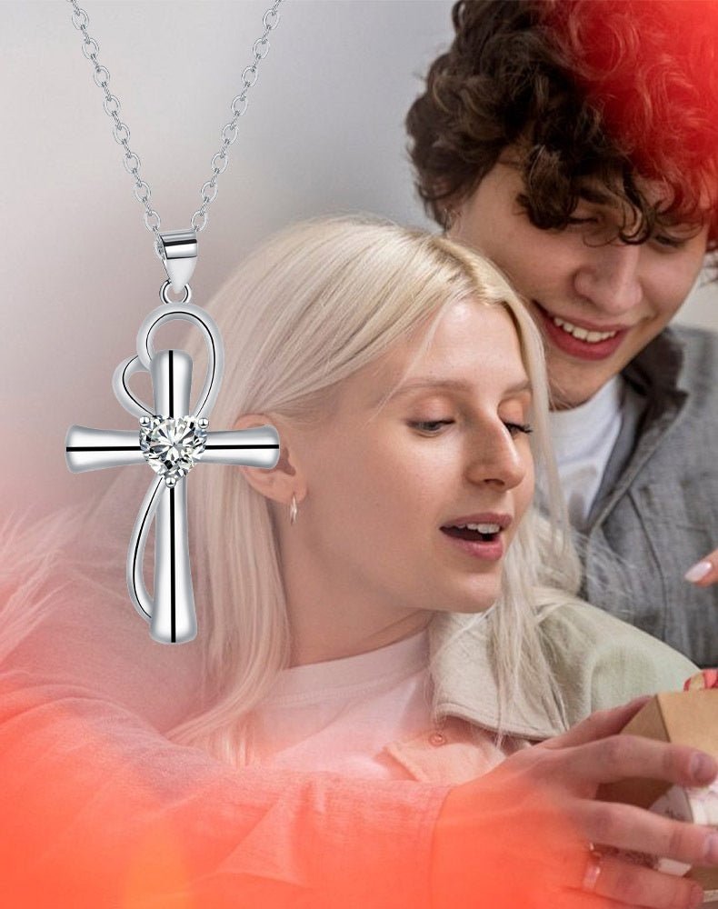 Cross Pendant Necklace Valentine's Day Gift | Luxury Home Accessories | Heulog Glow