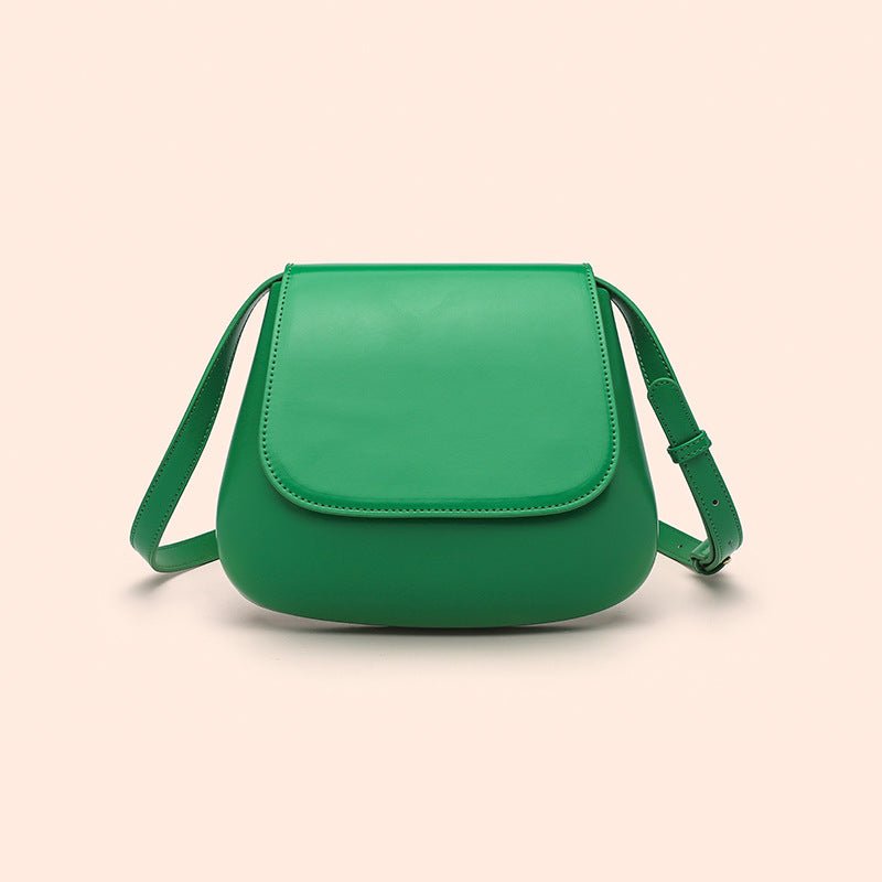 Crossbody Bag Vegan Leather Women Retro Small Saddle Satchel Shoulder Bag With Long Adjustable Strap | Luxury Home Accessories | Heulog Glow