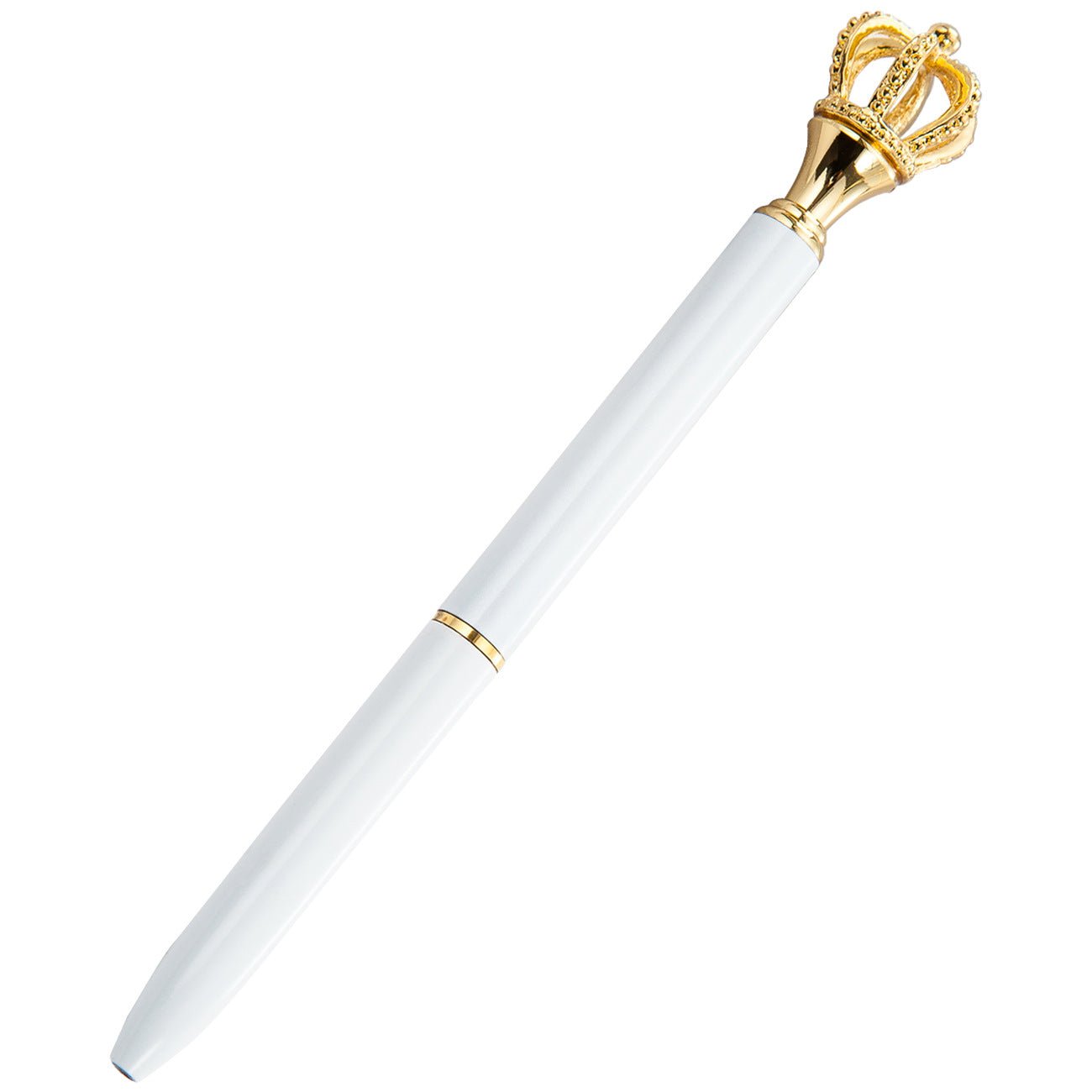 Crown Band Diamond Metal Ballpoint Pen Scepter Metal Pen Fashion Gift Pen | Luxury Home Accessories | Heulog Glow