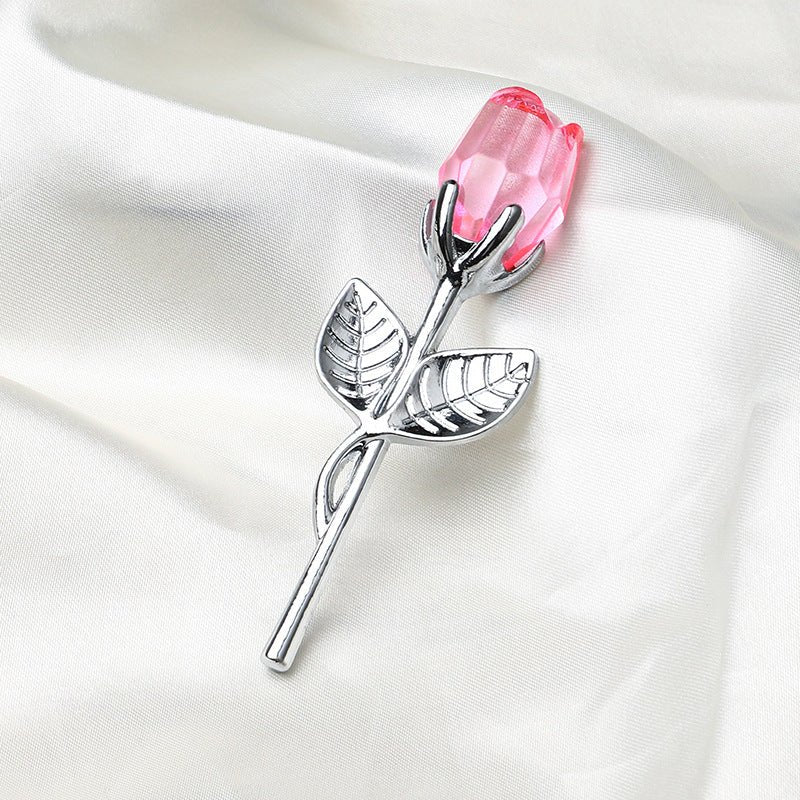 Crystal Golden Rose Flower Valentine's Day Gift | Luxury Home Accessories | Heulog Glow