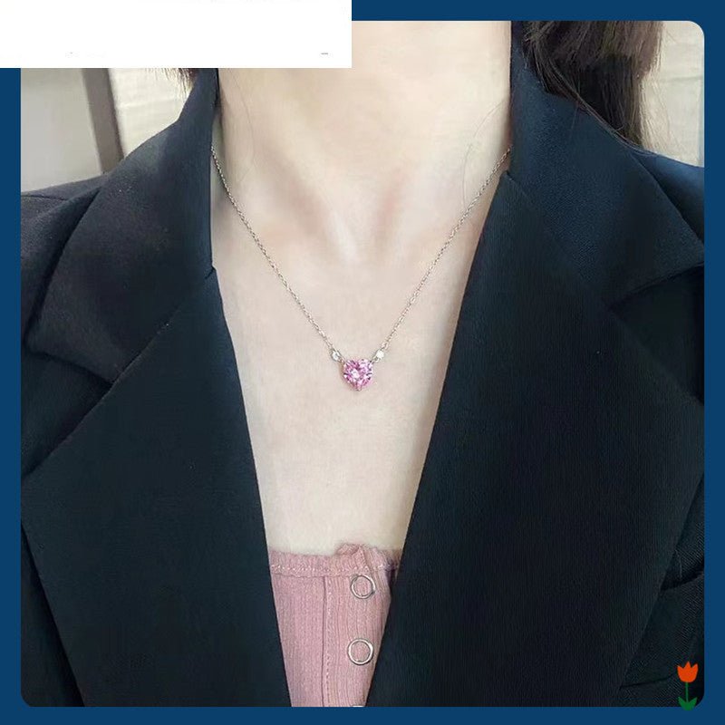 Crystal Valentine's Day Gift Pendant Necklace | Luxury Home Accessories | Heulog Glow