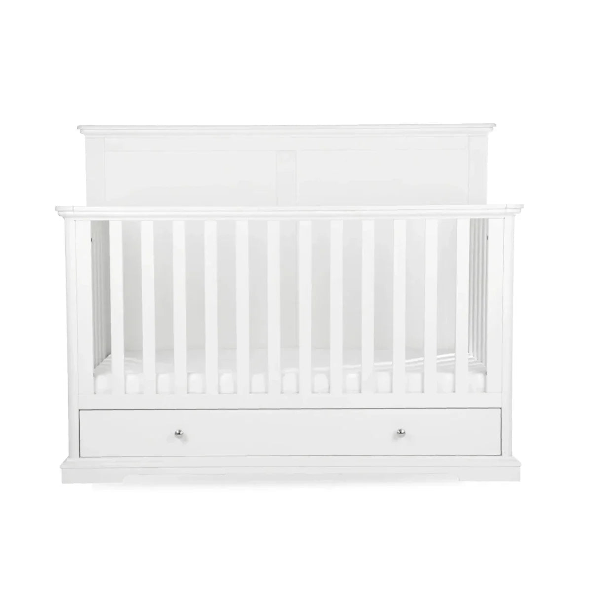 CuddleCo Beaumont Grand Cot Bed - White | Luxury Home Accessories | Heulog Glow