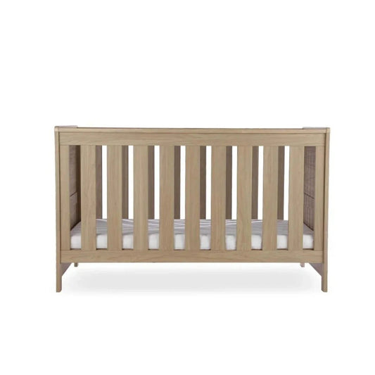 CuddleCo Burford Cot Bed - Oak | Luxury Home Accessories | Heulog Glow