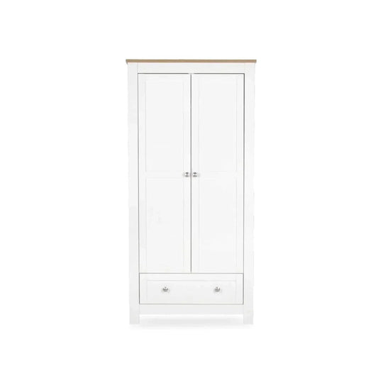 CuddleCo Burford Wardrobe - White/Oak | Luxury Home Accessories | Heulog Glow