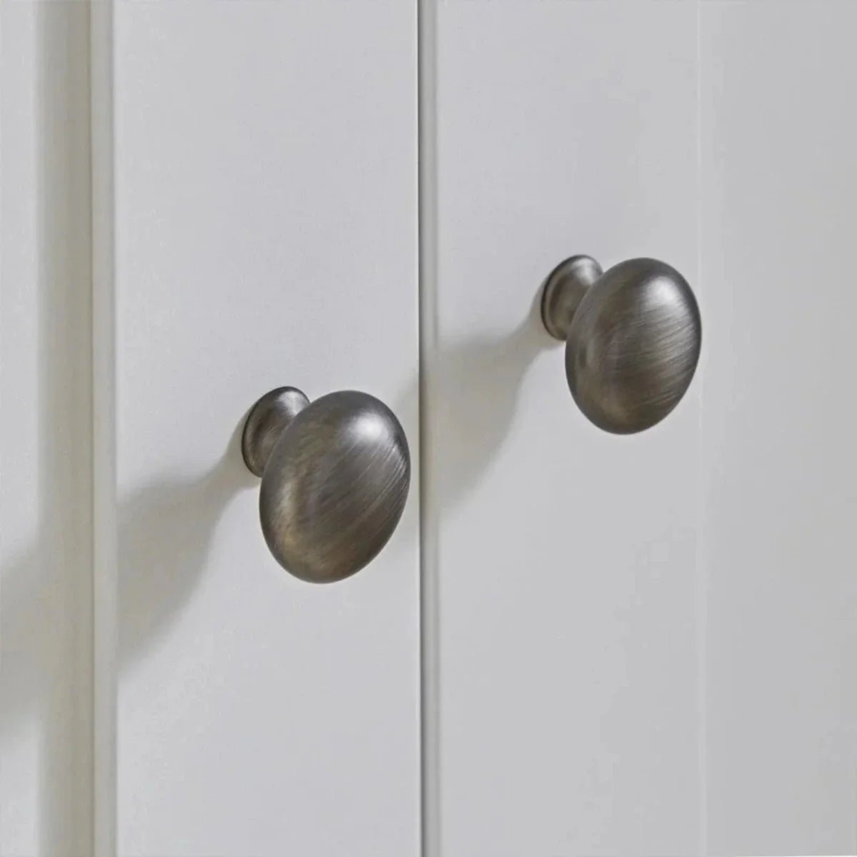 CuddleCo Clara 2 Door Double Wardrobe - White & Ash | Luxury Home Accessories | Heulog Glow
