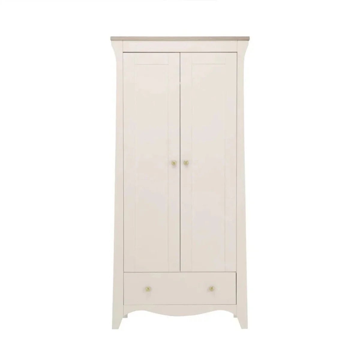 CuddleCo Clara 2 Door Nursery Wardrobe - Cashmere & Ash | Luxury Home Accessories | Heulog Glow