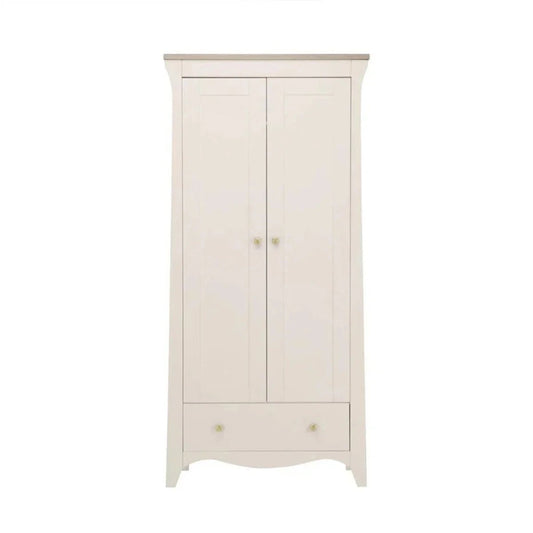 CuddleCo Clara 2 Door Nursery Wardrobe - Cashmere & Ash | Luxury Home Accessories | Heulog Glow