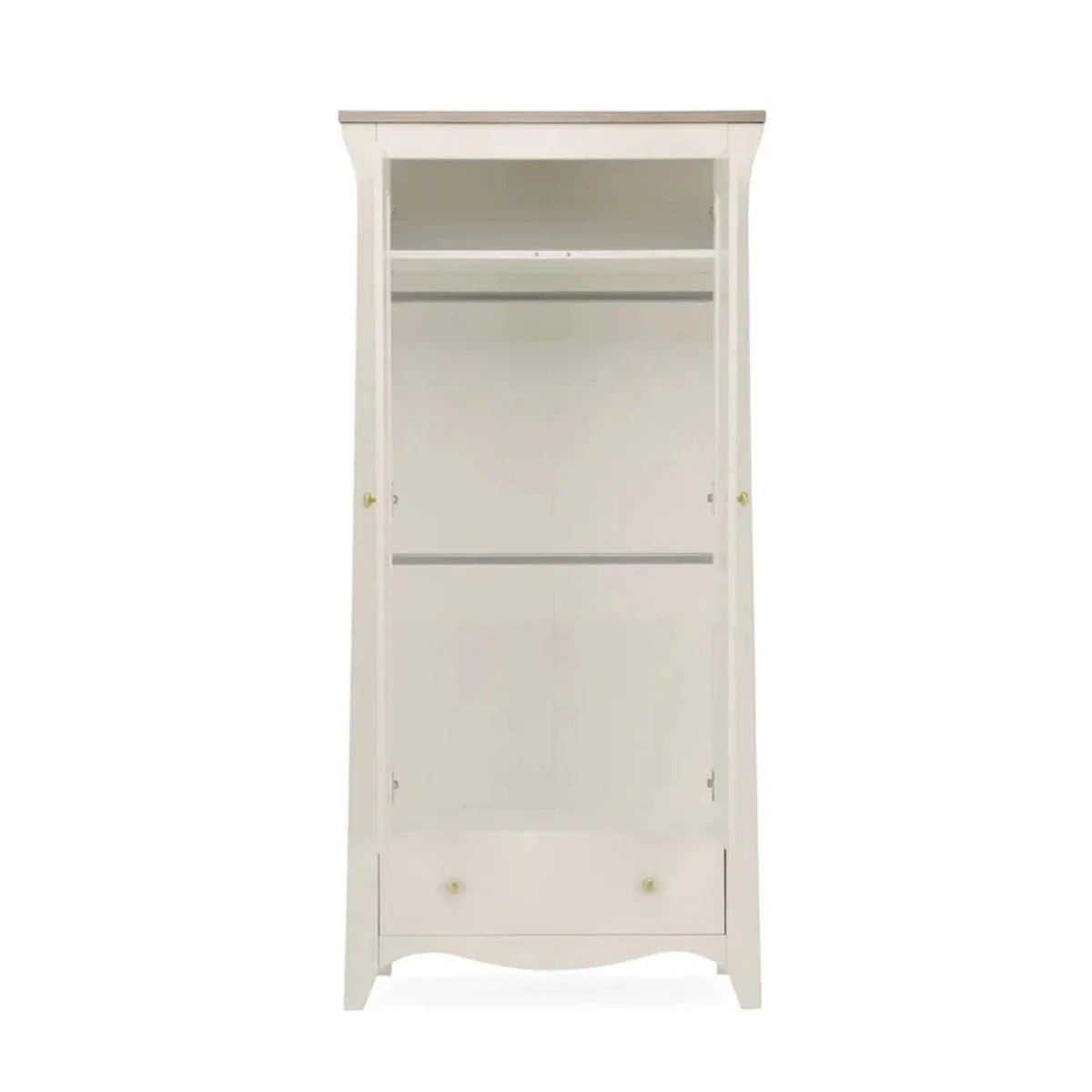 CuddleCo Clara 2 Door Nursery Wardrobe - Cashmere & Ash | Luxury Home Accessories | Heulog Glow