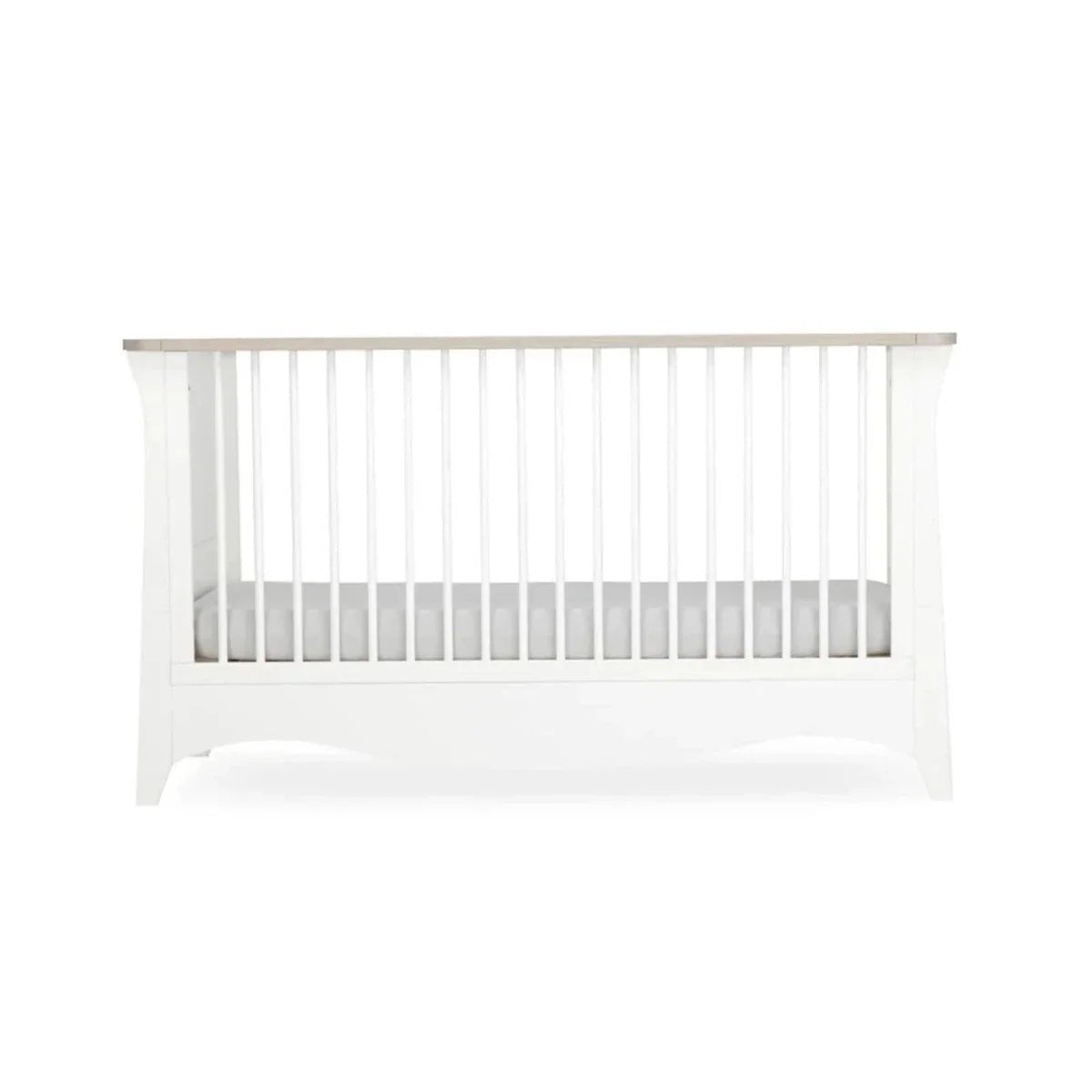 CuddleCo Clara Cot Bed - White & Ash | Luxury Home Accessories | Heulog Glow