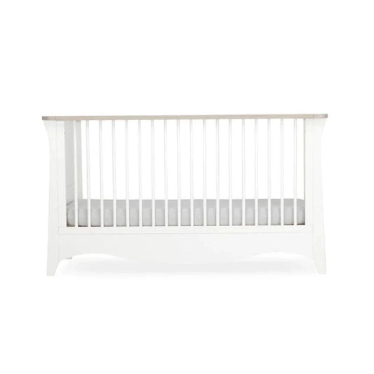 CuddleCo Clara Cot Bed - White & Ash | Luxury Home Accessories | Heulog Glow