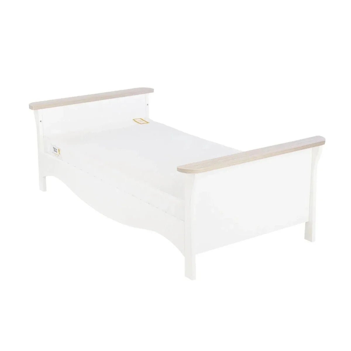 CuddleCo Clara Cot Bed - White & Ash | Luxury Home Accessories | Heulog Glow