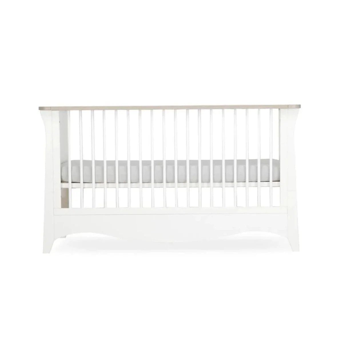CuddleCo Clara Cot Bed - White & Ash | Luxury Home Accessories | Heulog Glow