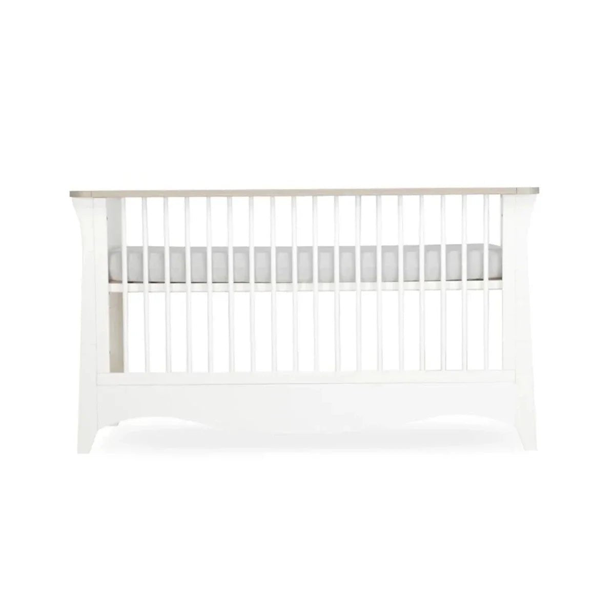 CuddleCo Clara Cot Bed - White & Ash | Luxury Home Accessories | Heulog Glow