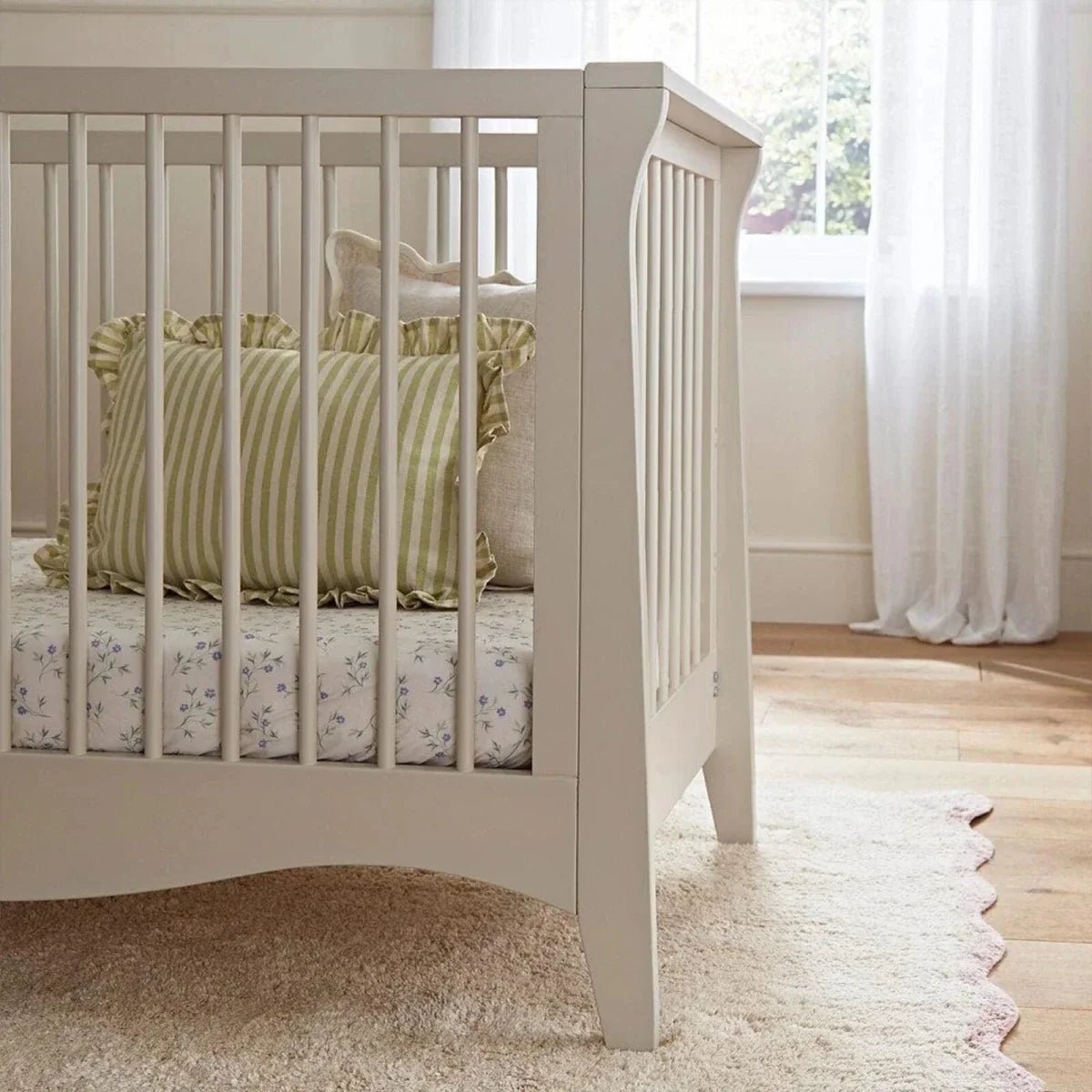 CuddleCo Clara Mini Cot Bed - Cashmere | Luxury Home Accessories | Heulog Glow