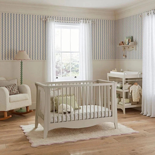 CuddleCo Clara Mini Cot Bed - Cashmere | Luxury Home Accessories | Heulog Glow