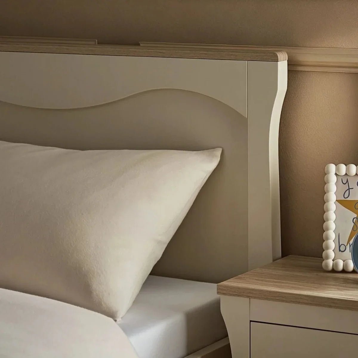 CuddleCo Clara Single Bed - Cashmere/Ash | Luxury Home Accessories | Heulog Glow