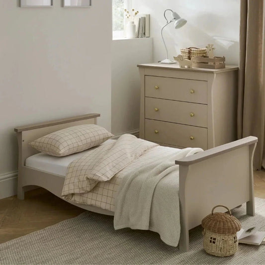 CuddleCo Clara Toddler Bed - Cashmere/Ash | Luxury Home Accessories | Heulog Glow