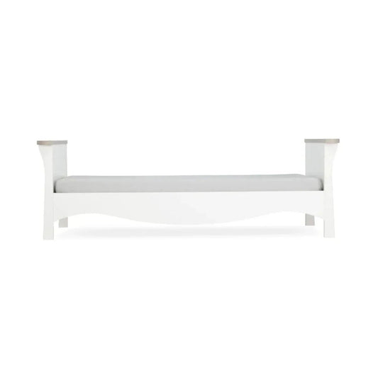 CuddleCo Clara Toddler Bed - White/Ash | Luxury Home Accessories | Heulog Glow