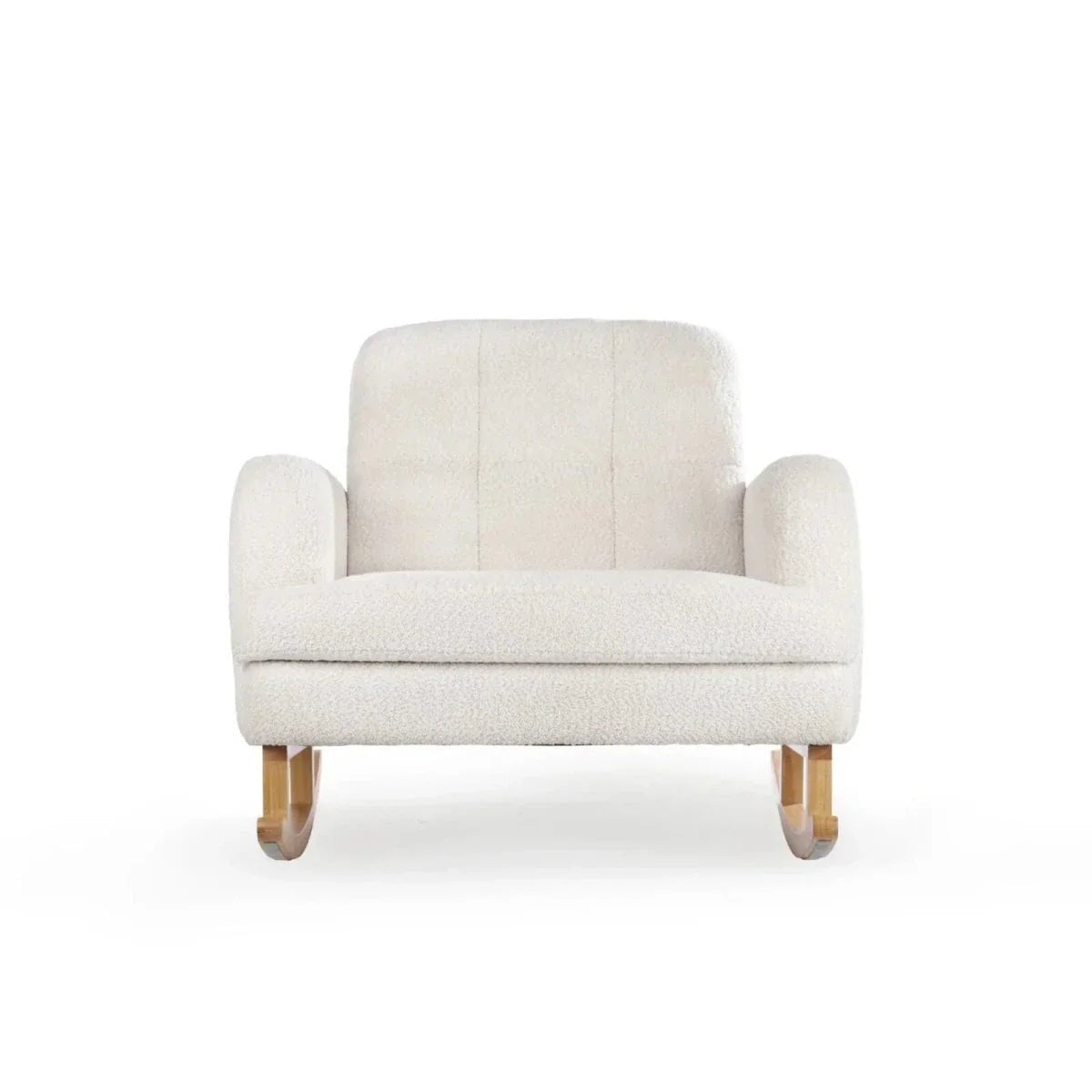 CuddleCo Etta Cuddle Nursing Chair & Foot Stool - Boucle Off-White | Luxury Home Accessories | Heulog Glow