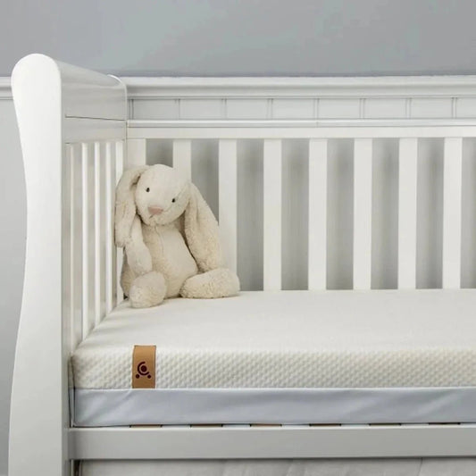 CuddleCo Harmony Hypo-Allergenic Bamboo Sprung Cot Bed Mattress 140 x 70cm | Luxury Home Accessories | Heulog Glow