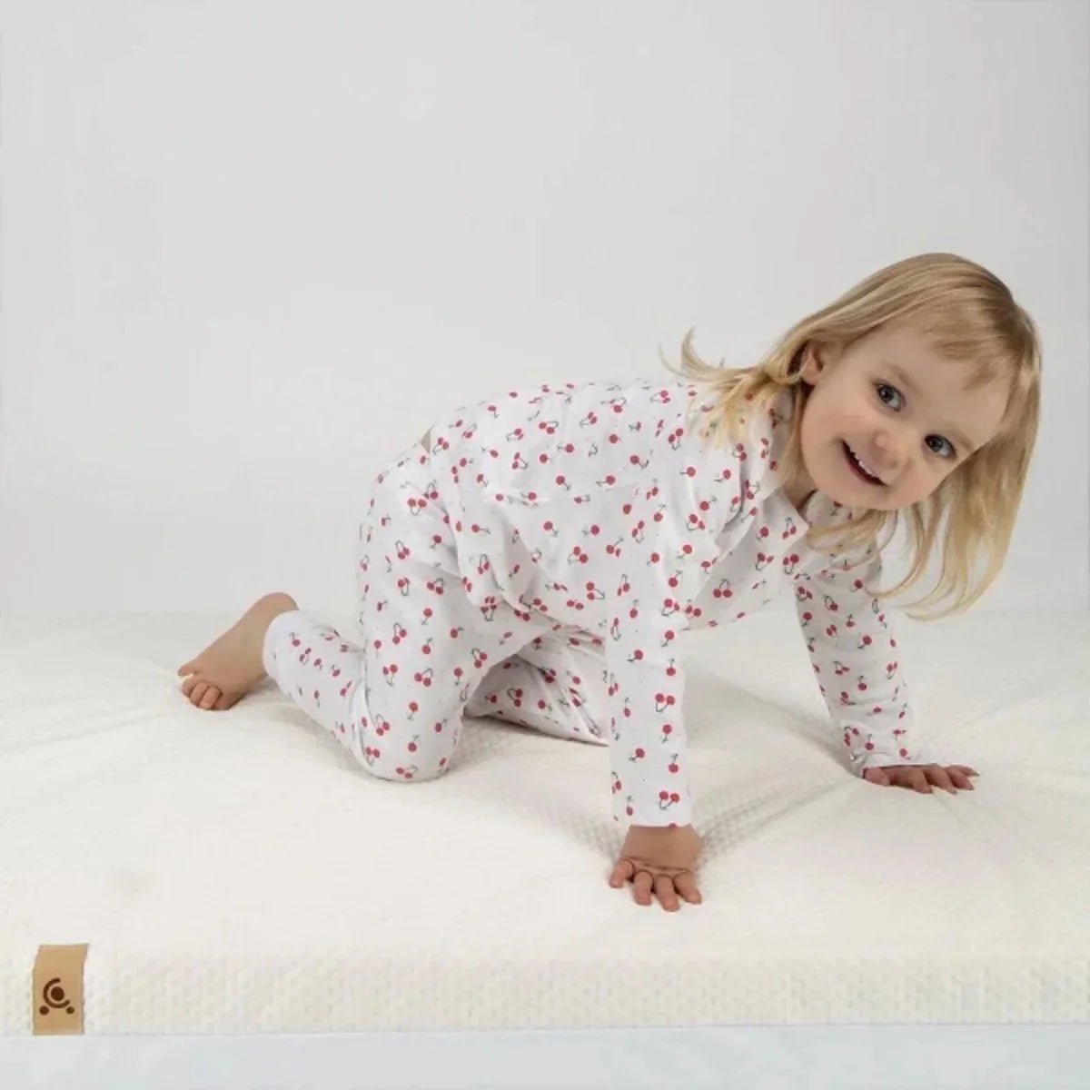 CuddleCo Harmony Hypo-Allergenic Bamboo Sprung Cot Bed Mattress 140 x 70cm | Luxury Home Accessories | Heulog Glow