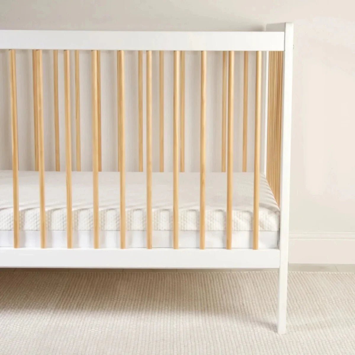 CuddleCo Harmony Hypo-Allergenic Bamboo Sprung Cot Bed Mattress 140 x 70cm | Luxury Home Accessories | Heulog Glow