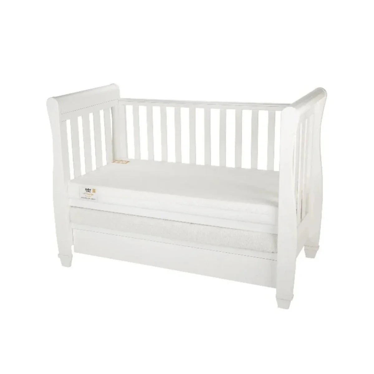 CuddleCo Mother&Baby First Gold Anti-Allergy Foam Cot Bed Mattress 140 x 70cm | Luxury Home Accessories | Heulog Glow