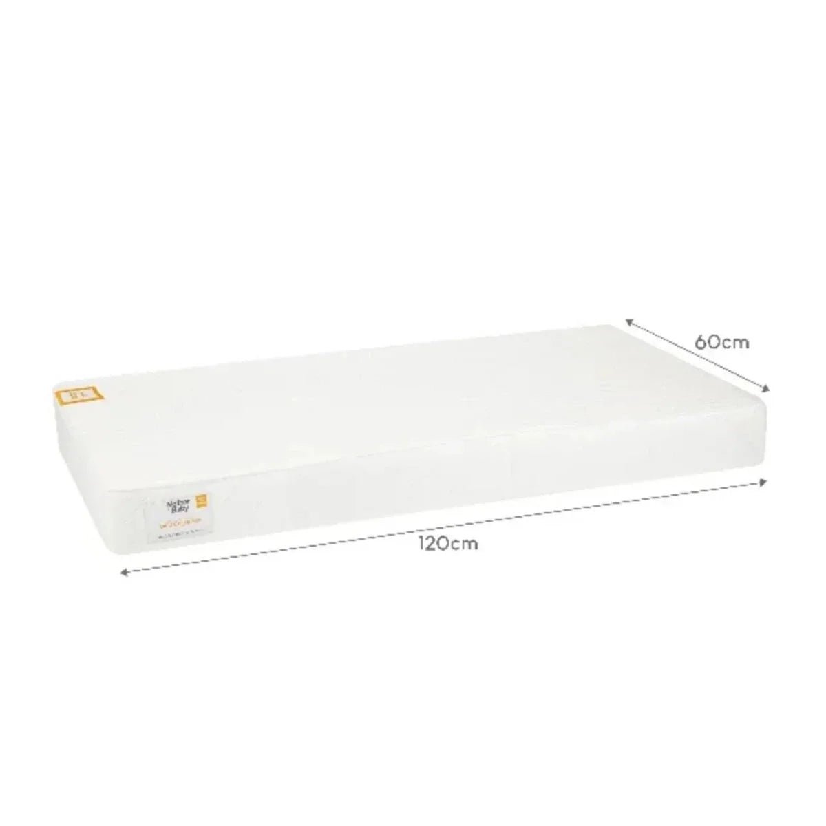 CuddleCo Mother&Baby Rose Gold Anti-Allergy Sprung Cot Mattress 120 x 60cm | Luxury Home Accessories | Heulog Glow