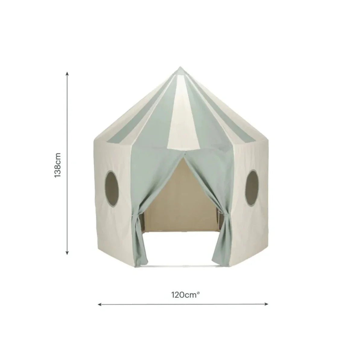 CuddleCo Pavilion Play Tent - Sea Salt | Luxury Home Accessories | Heulog Glow