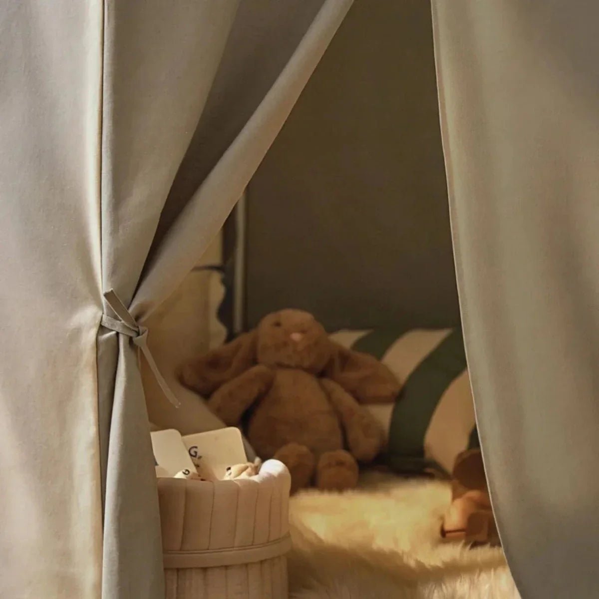 CuddleCo Pavilion Play Tent - Sea Salt | Luxury Home Accessories | Heulog Glow